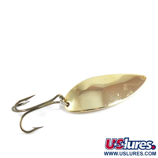 Vintage  Acme Little Cleo, 3/4oz Gold fishing spoon #2510