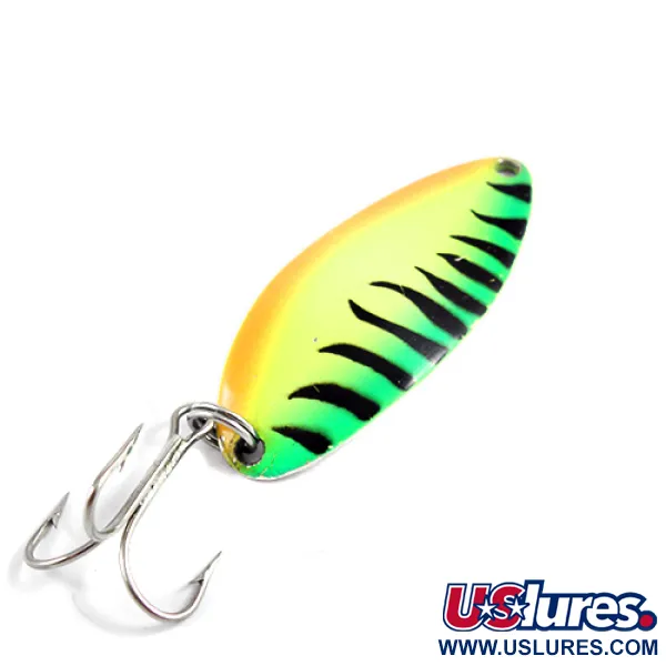 Vintage  Acme Little Cleo, 2/5oz Fire Tiger / Nickel fishing spoon #2513