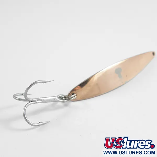 Vintage   Bay de Noc Swedish pimple, 1/2oz Copper / Nickel fishing spoon #2522