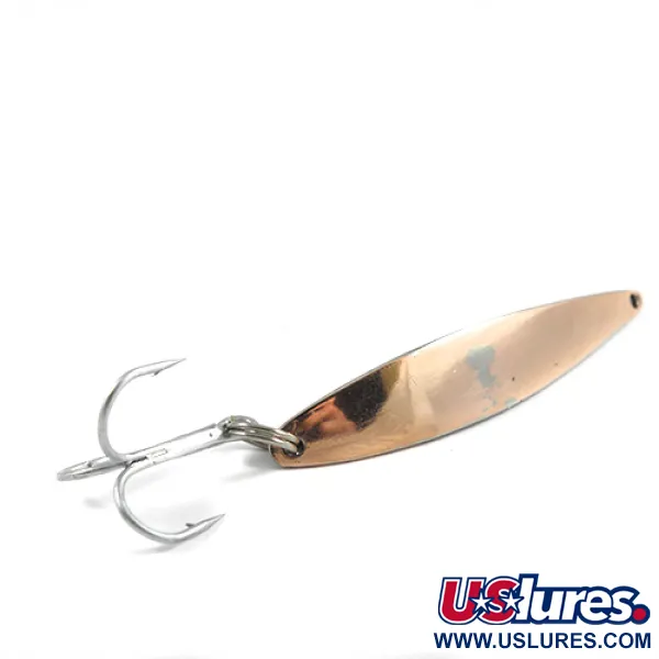 Vintage   Bay de Noc Swedish pimple, 1/2oz Copper / Nickel fishing spoon #2522