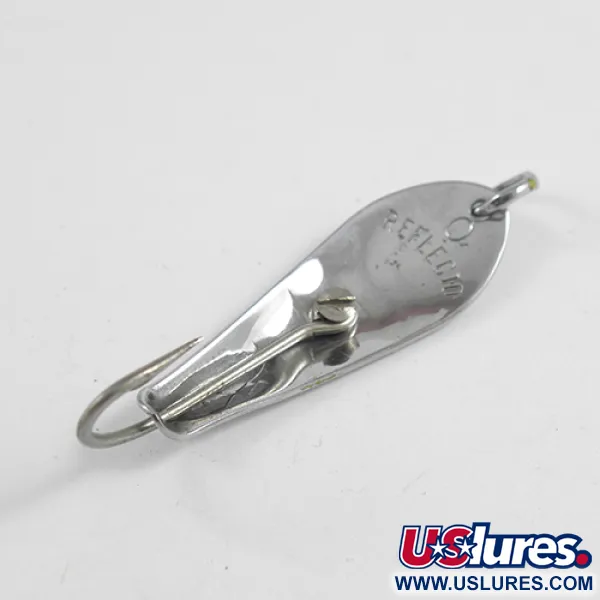 Vintage  Luhr Jensen Weedless Reflecto #0, 1/16oz Nickel fishing spoon #2524