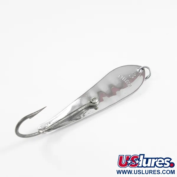 Vintage  Luhr Jensen Reflecto #2, 1/4oz Nickel fishing spoon #2532
