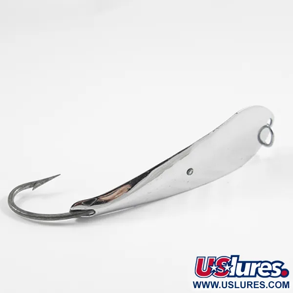 Vintage  Luhr Jensen Reflecto #2, 1/4oz Nickel fishing spoon #2532