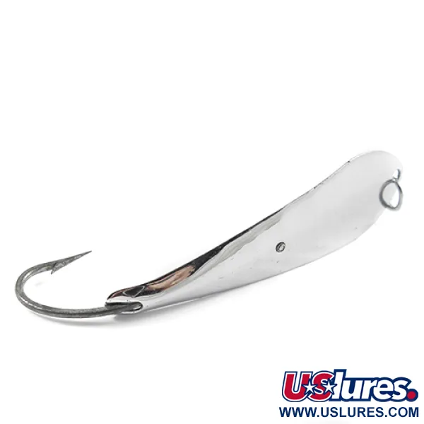 Vintage  Luhr Jensen Reflecto #2, 1/4oz Nickel fishing spoon #2532