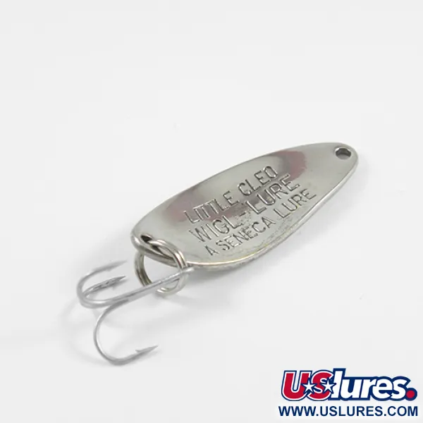 Vintage  Seneca Little Cleo, 1/4oz Nickel fishing spoon #2535