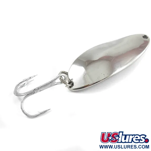 Vintage  Seneca Little Cleo (Hula Girl), 1/3oz Nickel fishing spoon #2536