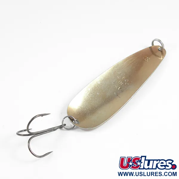 Vintage  Worth Chippewa, 2/3oz Bronze (Brass) fishing spoon #2545