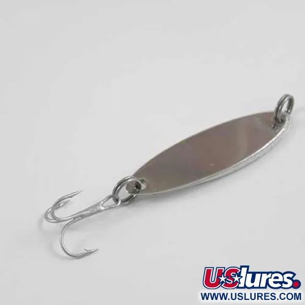 Vintage  Acme Kastmaster , 1/4oz Trout / Nickel fishing spoon #2555