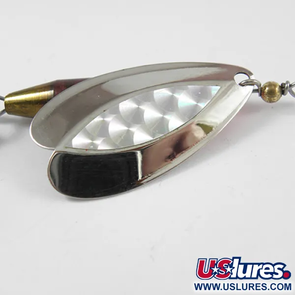 Vintage  Luhr Jensen Les Davis Bolo, 1/2oz Brass / Nickel spinning lure #2570