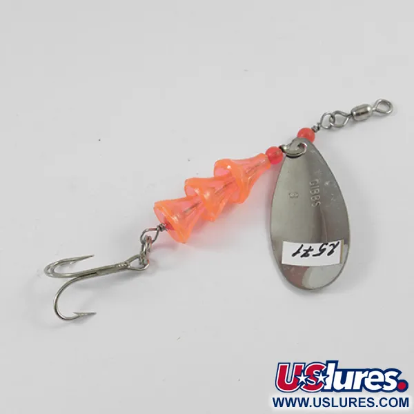 Vintage   Gibbs, 1/4oz Nickel spinning lure #2571