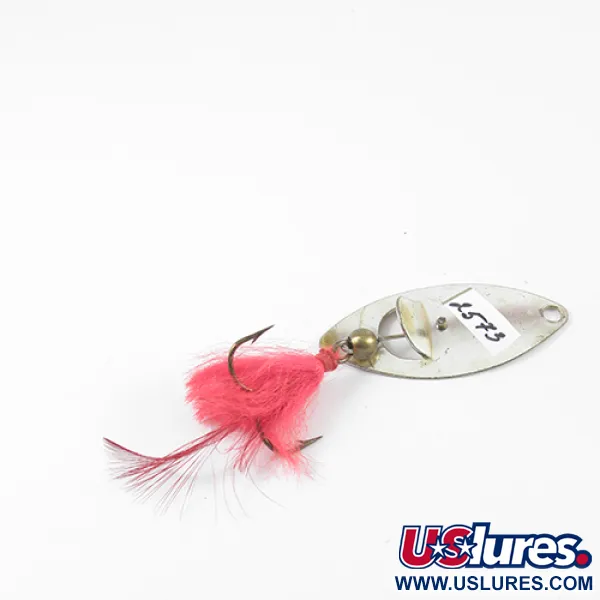 Vintage   Mepps Kriss 3, 1/4oz Silver / Red spinning lure #2573