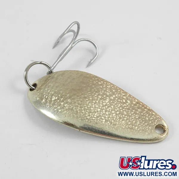 Vintage  Seneca Little Cleo, 1/4oz Crystal (Golden Scale) fishing spoon #2602