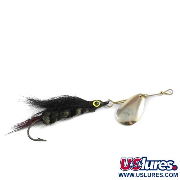 Vintage  Hildebrandt Spinners Hildebrandt, 1/8oz Gold spinning lure #2607