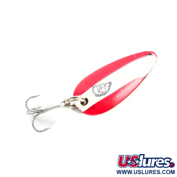 Vintage  Eppinger Dardevle Midget Trout, 3/32oz Red / White / Nickel fishing spoon #2614