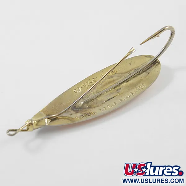 Vintage   Johnson Silver Minnow, 1/3oz Copper chameleon fishing spoon #2630