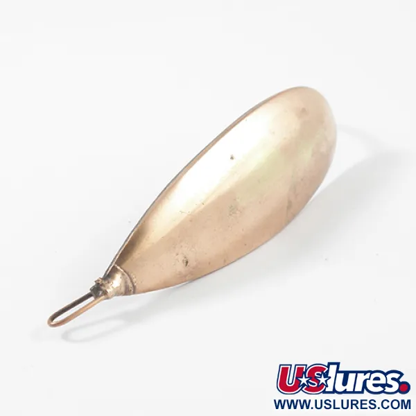 Vintage   Weedless Herter's Olson minnow, 3/5oz Copper fishing spoon #2649