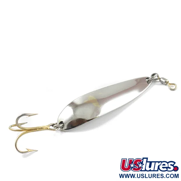Vintage  Luhr Jensen Krocodile Die #5, 1oz Nickel fishing spoon #2655