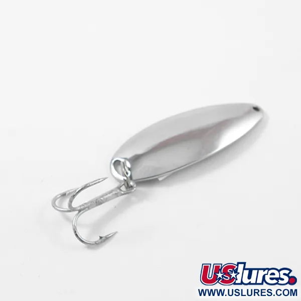 Vintage   Johnson Sprite, 1/3oz Nickel fishing spoon #2681