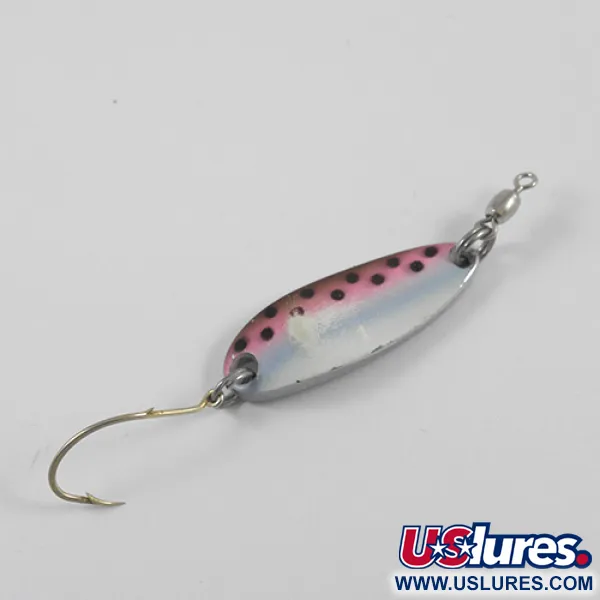 Vintage  Luhr Jensen Krocodile, 1/4oz Trout / Nickel fishing spoon #2726