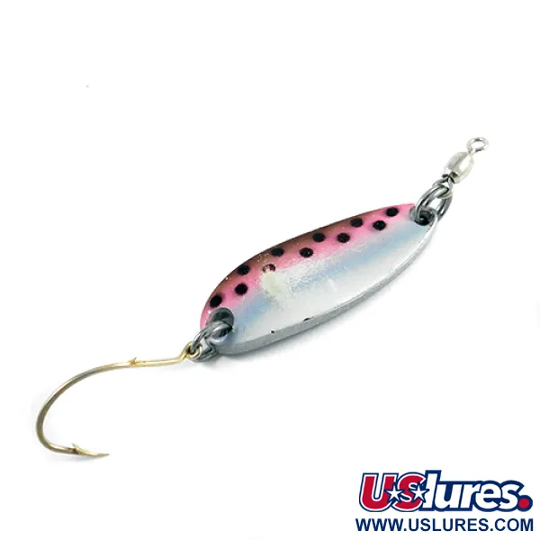 Vintage  Luhr Jensen Krocodile, 1/4oz Trout / Nickel fishing spoon #2726