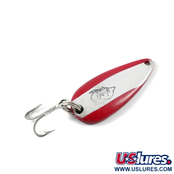 Vintage  Eppinger Dardevle Midget, 3/16oz Red / White / Brass fishing spoon #2727