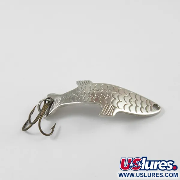 Vintage  Acme Phoebe, 1/8oz Nickel fishing spoon #2745