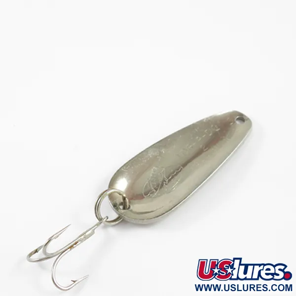 Vintage   Nebco Tor-P-Do 2, 1/2oz Hammered Nickel fishing spoon #2756