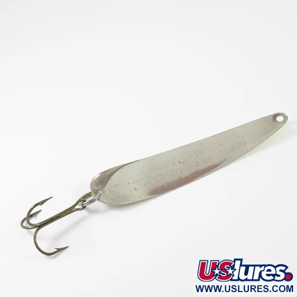 Vintage  Eppinger King Flutter Devle 3200, 1/3oz Yellow / Red / Nickel fishing spoon #2763