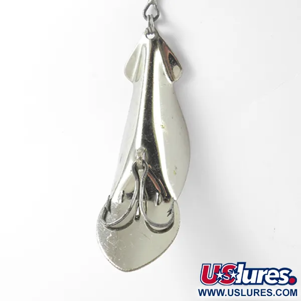 Vintage   Buck Perry Spoonplug, 1/3oz Nickel fishing spoon #2770