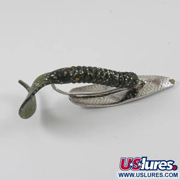 Vintage   Mepps Timber Doodle 0, 1/4oz Nickel fishing spoon #2778