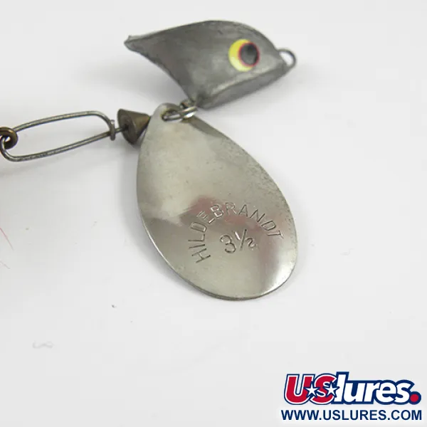 Vintage  Hildebrandt Spinners Hildebrandt, 1/2oz Nickel spinning lure #2795
