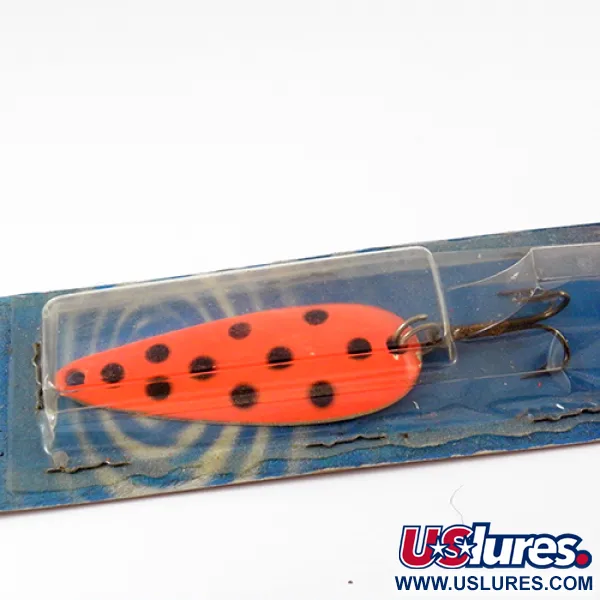   Weber Spoon, 2/5oz Red / Black fishing spoon #2802