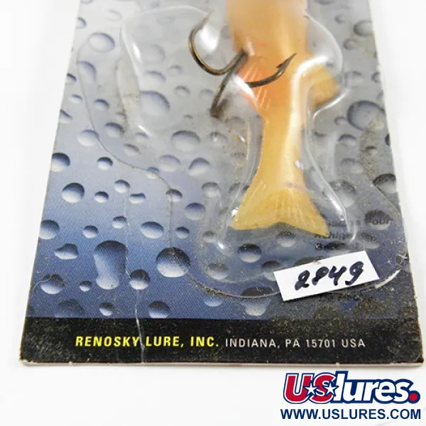  Renosky Lures Renosky Sonic Swing Minnow, 1/4oz Gold spinning lure #2849
