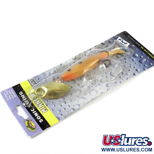  Renosky Lures Renosky Sonic Swing Minnow, 1/4oz Gold spinning lure #2849