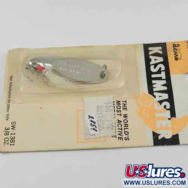  Acme Kastmaster , 3/8oz Nickel fishing spoon #2851