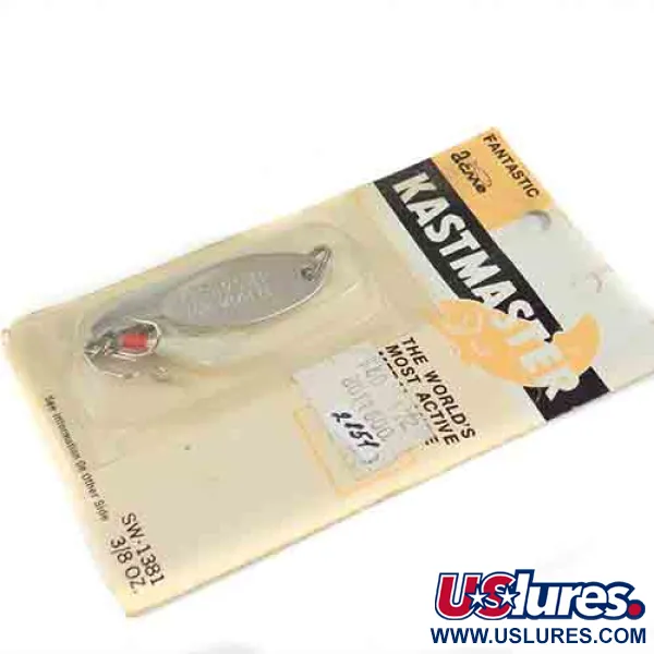  Acme Kastmaster , 3/8oz Nickel fishing spoon #2851