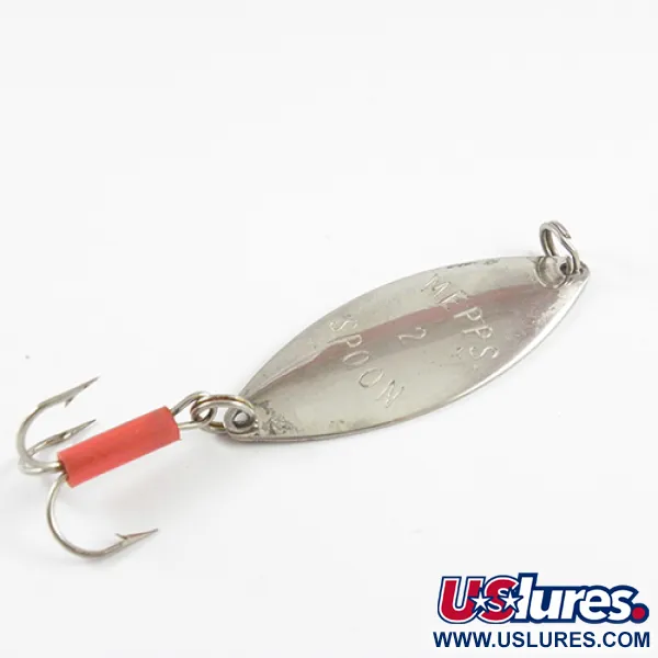 Vintage   Mepps Spoon 2, 1/3oz Nickel fishing spoon #2859