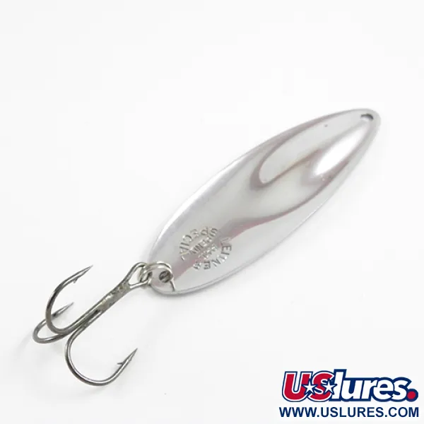 Vintage   AHF Leitner, 1/2oz Nickel fishing spoon #2862