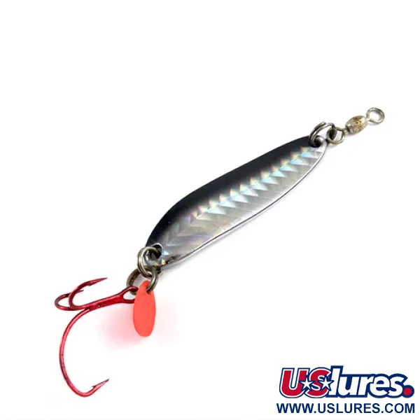 Vintage  Luhr Jensen Krocodile Die #3, 1/3oz Rainbow Scale fishing spoon #2871