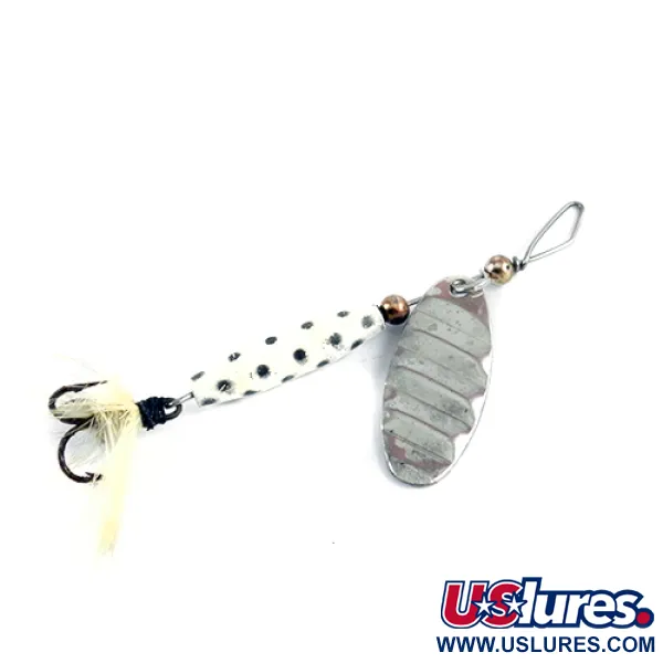 Vintage   Luhr Jensen Shyster, 1/4oz Nickel spinning lure #2876
