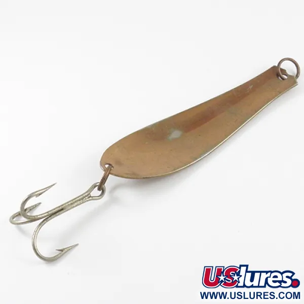 Vintage  Prescott Spinner Big Doctor 285, 1oz Bronze (Brass) fishing spoon #2903