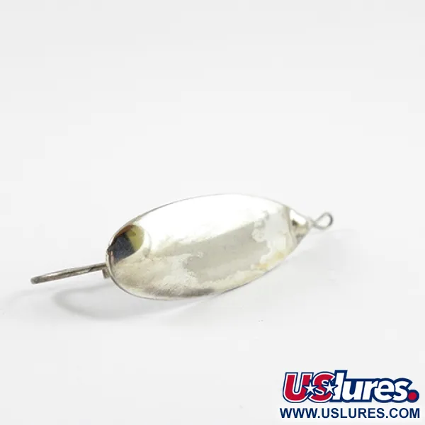 Vintage   Weedless Johnson Silver Minnow, 3/16oz Silver fishing spoon #2905