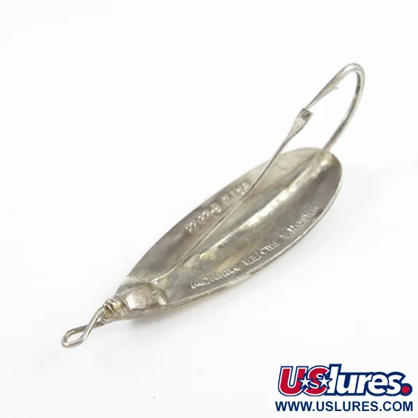 Vintage   Weedless Johnson Silver Minnow, 3/16oz Silver fishing spoon #2905