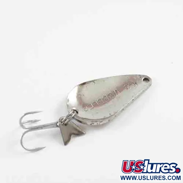 Vintage  Acme K.O. Wobbler, 1/2oz Nickel / Blue fishing spoon #2923