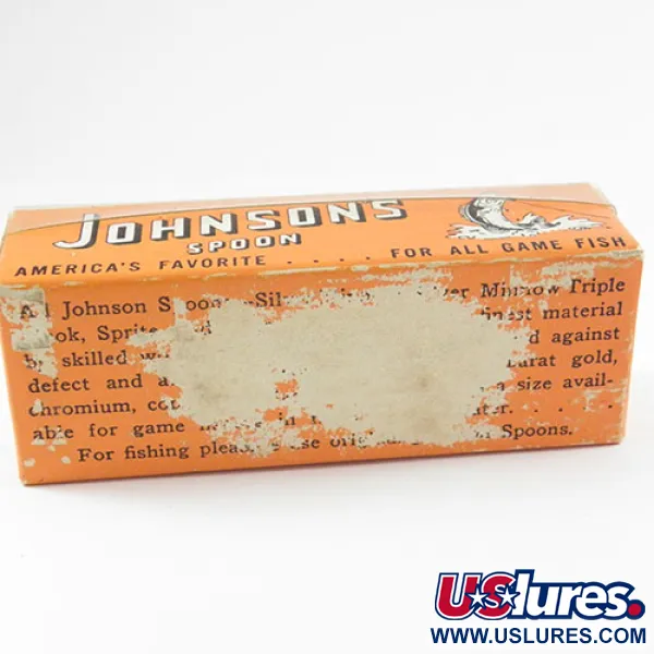   Weedless Johnson Silver Minnow, 3/4oz  fishing spoon #2937