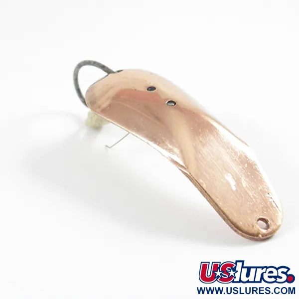 Vintage  Pflueger  Weedless Pflueger, 3/5oz Copper fishing spoon #2945