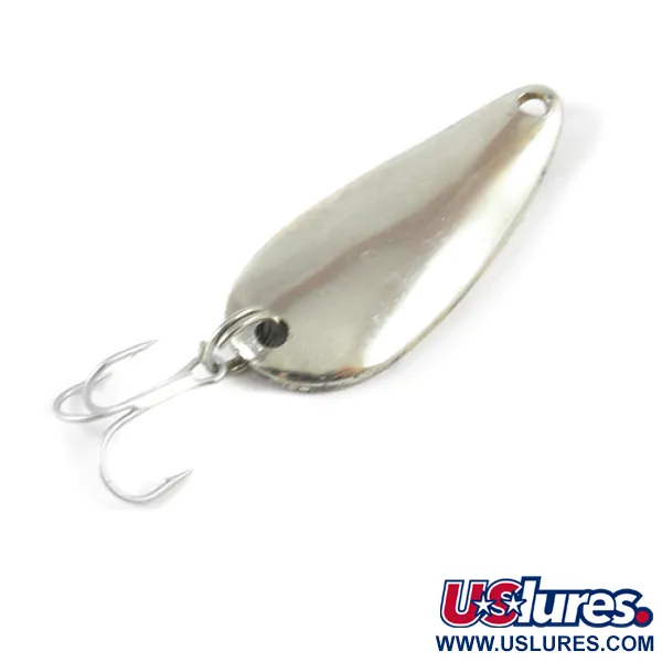 Vintage  Acme Wonderlure, 1/4oz Nickel / Brass fishing spoon #2952