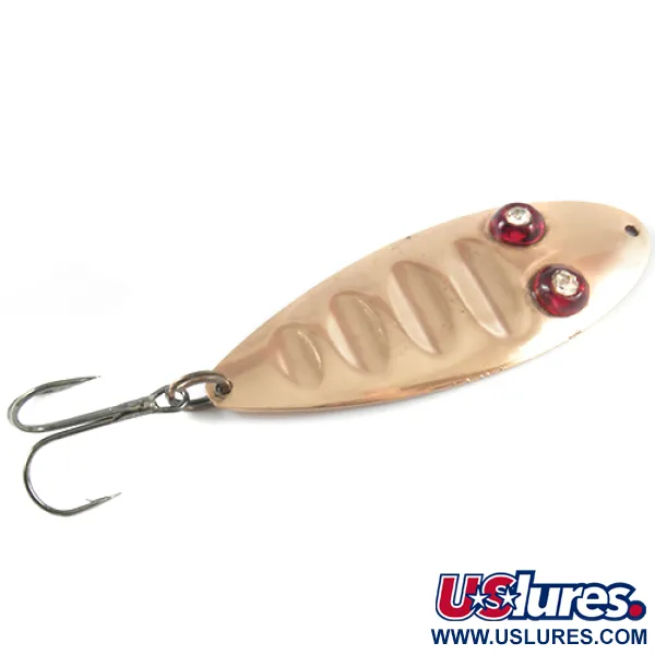 Vintage   Paul Bunyan Ruby Spoon, 1oz Copper fishing spoon #2960