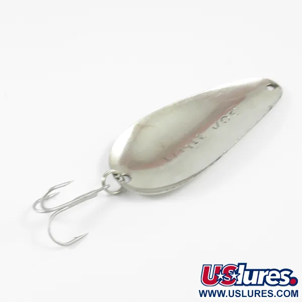 Vintage  Lindy / Little Joe Little Joe, 3/5oz Nickel fishing spoon #2971