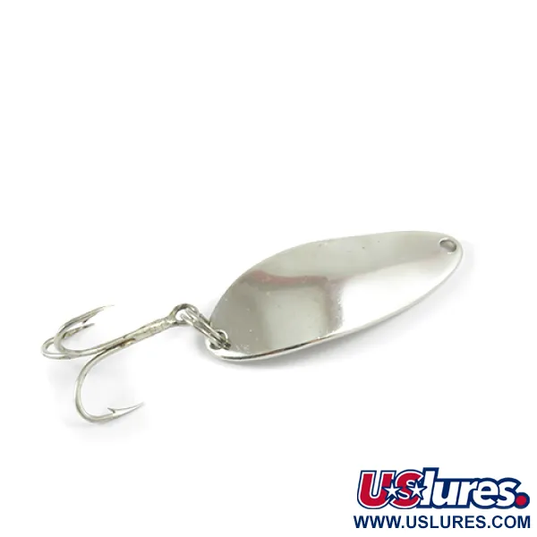 Vintage  Seneca Little Cleo (Hula Girl), 1/3oz Nickel fishing spoon #2973